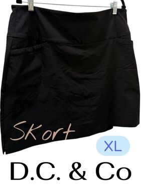 D.C. & Co Black Skort